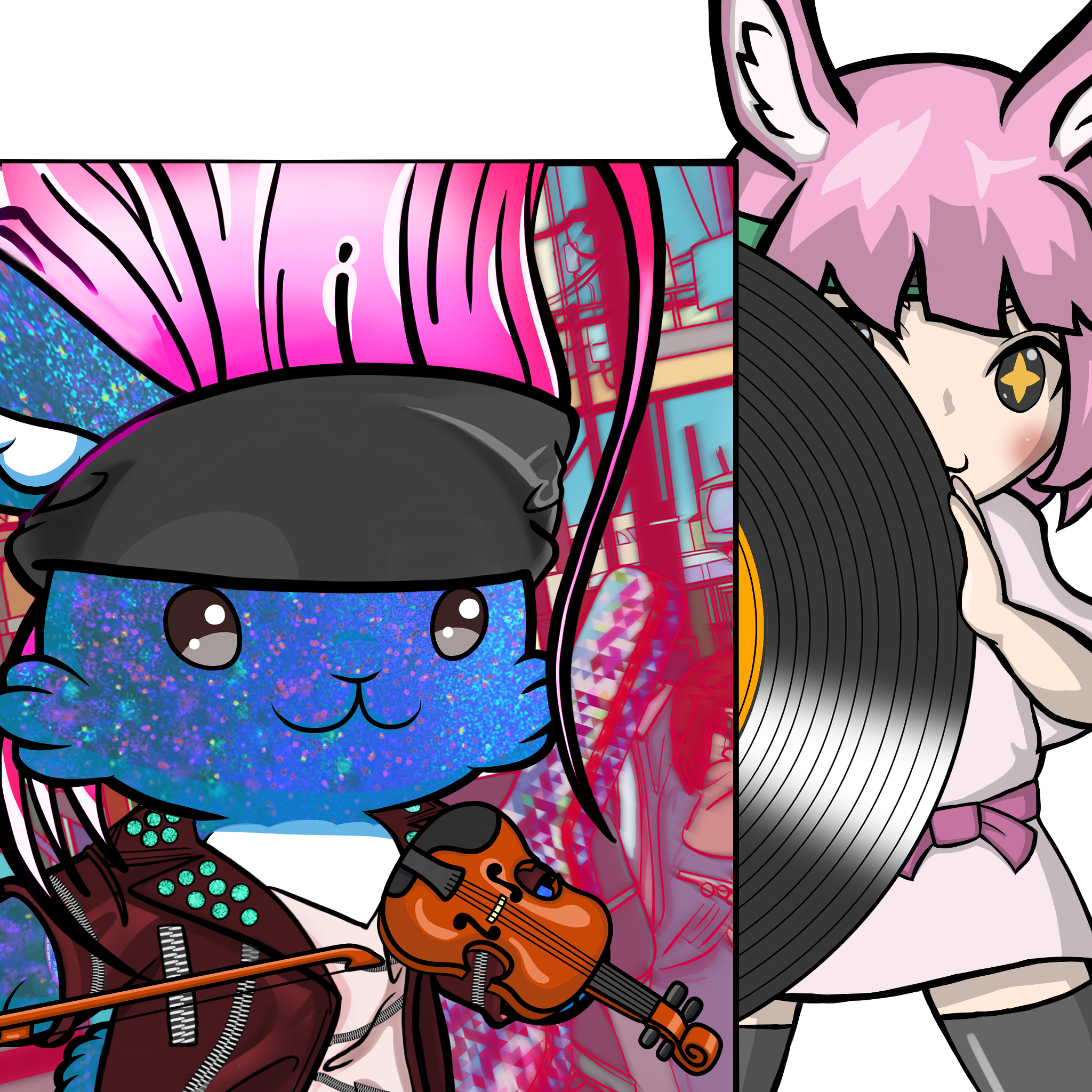 Luna-MirrorBallBlue #02342