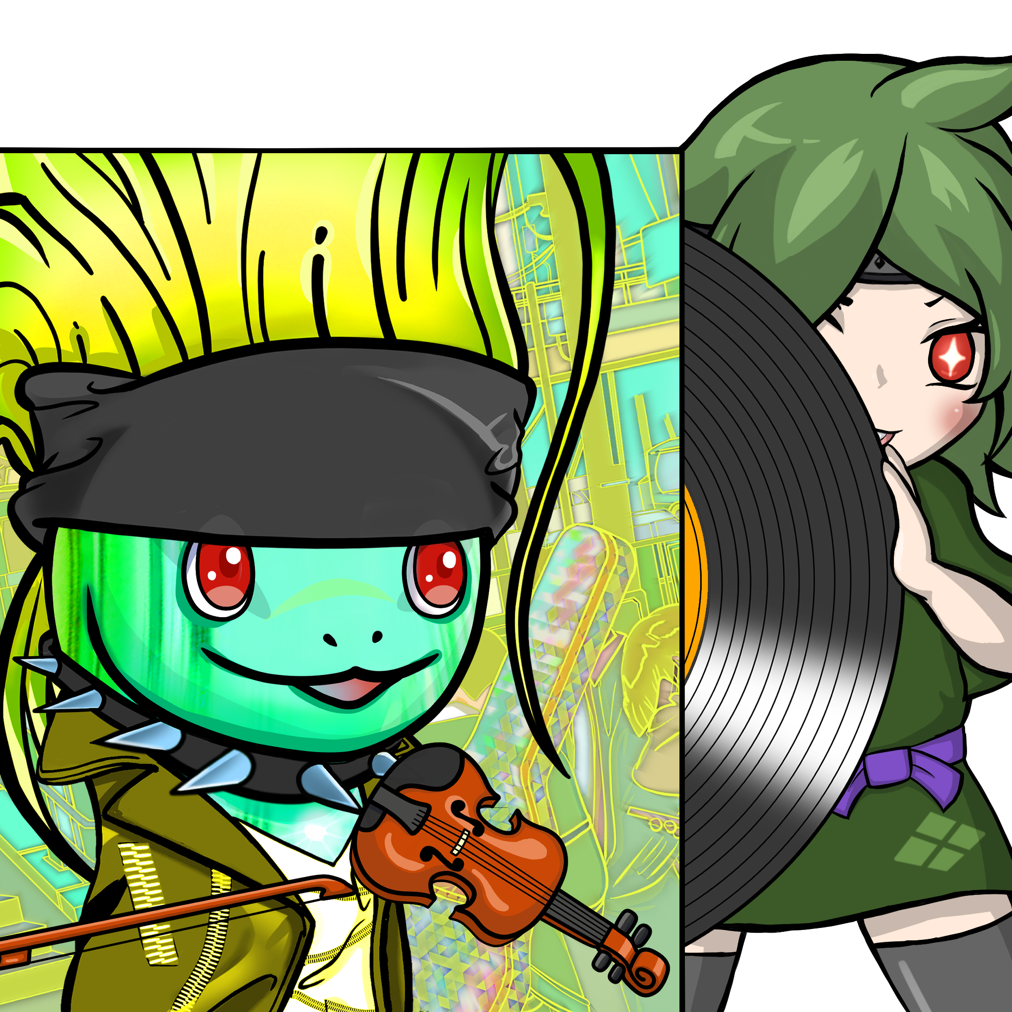 Orochi-MarbleGreen #04246