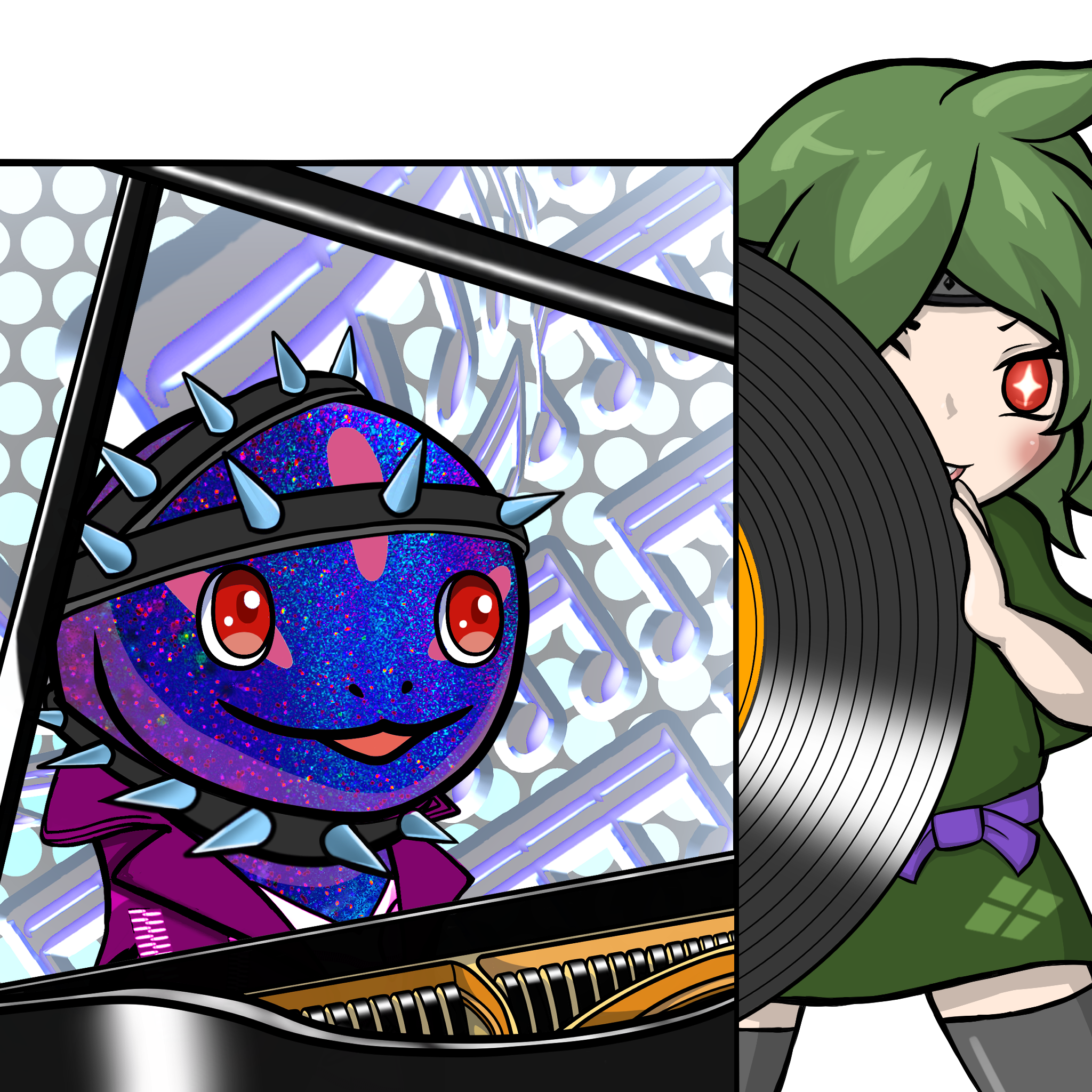Orochi-MirrorBallPink #04551