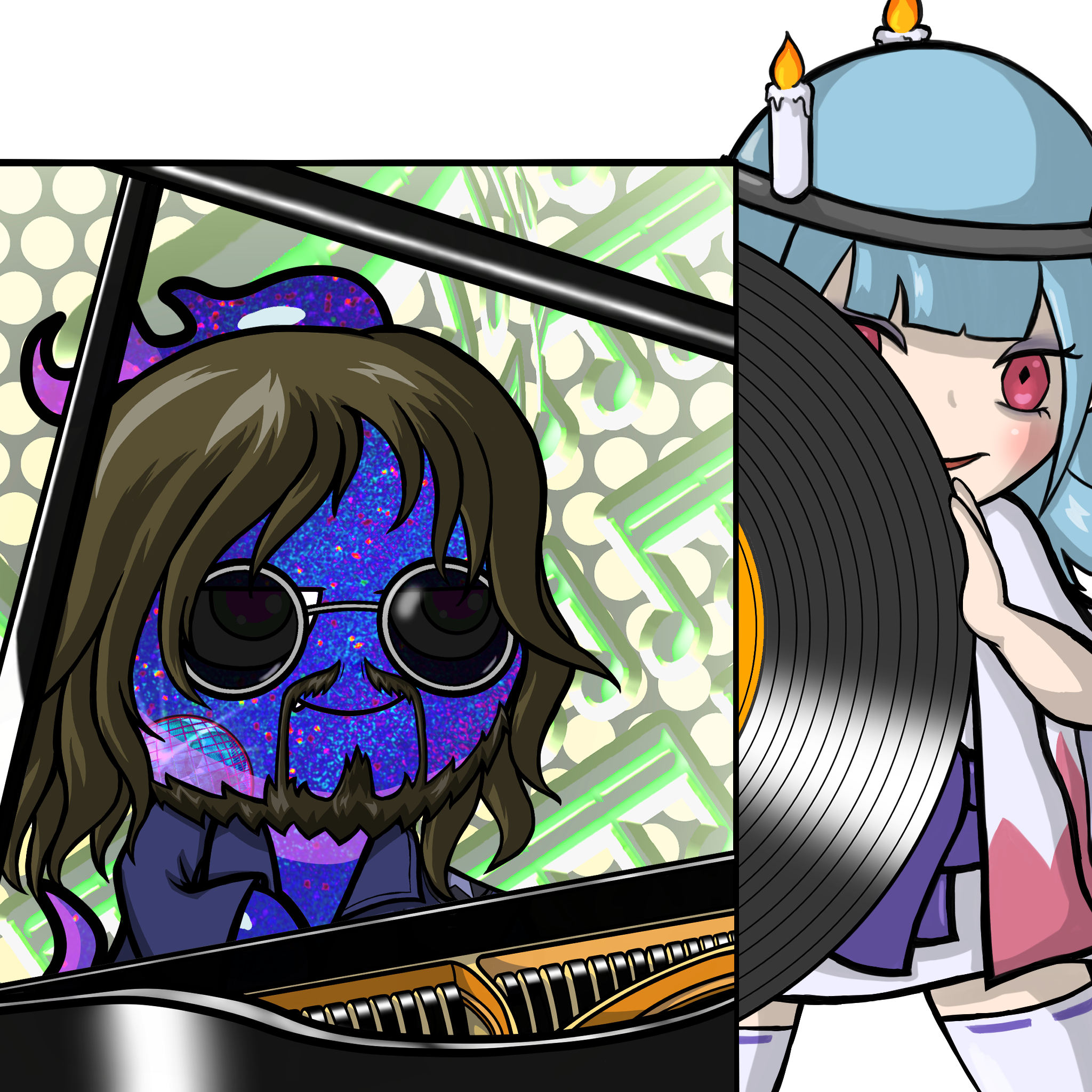 Mitama-MirrorBallPurple #04885