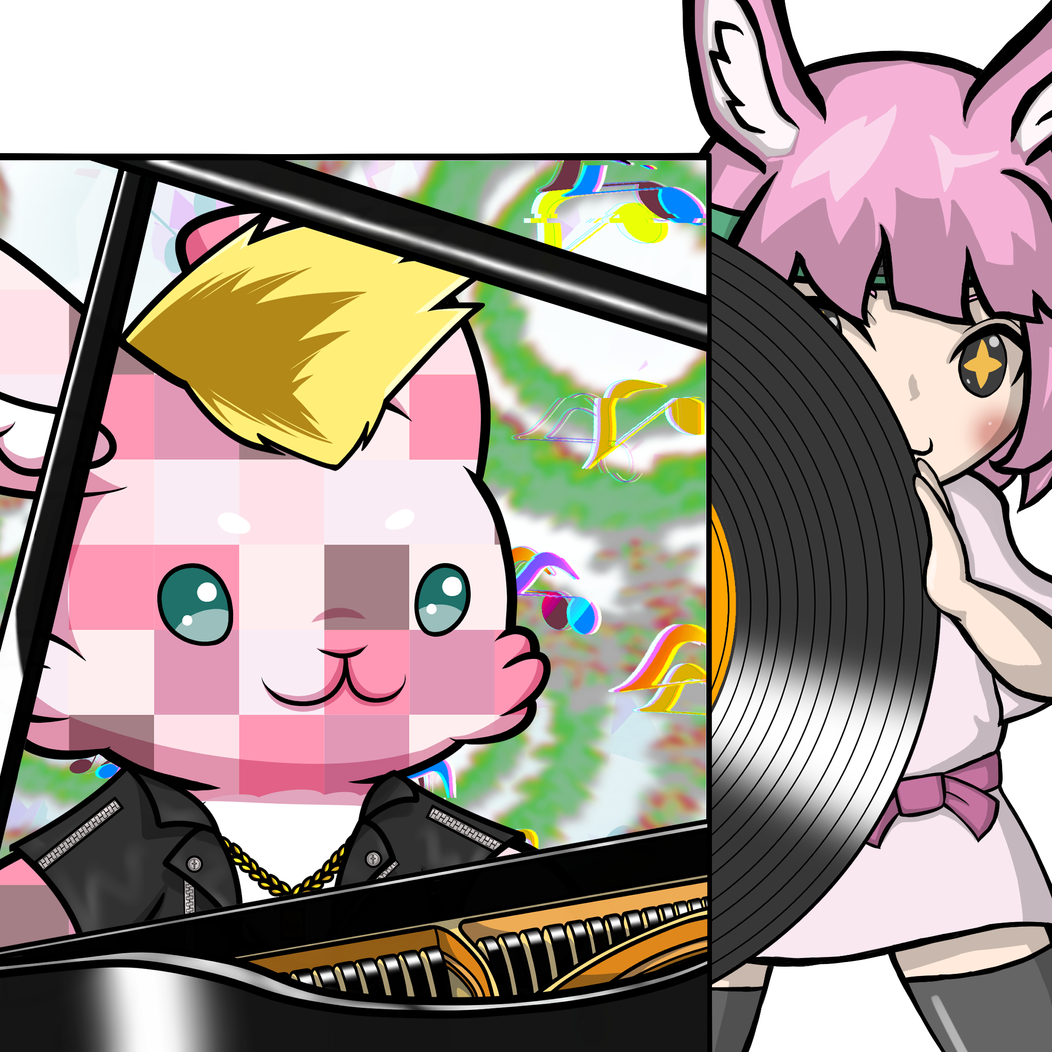 Luna-CheckPink #05173